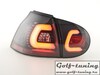 VW Golf 5 Фонари светодиодные, черные Lightbar design FK Automotive FKRLXLVW13027