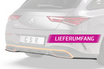Mercedes Benz CLA X118 AMG-Line  19- Накладка на задний бампер/диффузор Carbon look