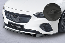Opel Insignia B GSi 17-20 Накладка переднего бампера Carbon look матовые