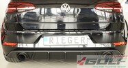 VW Golf 7 GTI 17-20 Диффузор для заднего бампера