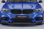 BMW 3er F34 Gran Turismo M-Paket 13-20 Накладка на передний бампер Carbon look