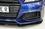 Audi TT (8J-FV/8S) S-Line 14-18/18- Накладка на передний бампер/сплиттер глянцевая