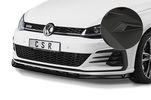 VW Golf 7 GTI/GTD 17- Накладка на передний бампер Carbon Look