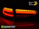AUDI A4 B8 12-15 Седан Фонари led bar design с бегающим поворотником красно-белые