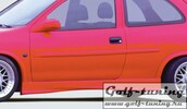 Opel Corsa B 3Дв Накладки на пороги