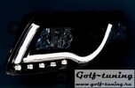 Audi A6 4F 04-08 Фары Lightbar design черные под ксенон