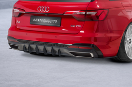 Audi A4 B9 универсал S-Line 19- Боковые накладки на задний бампер 