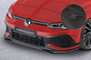 VW Golf 8 GTI Clubsport 2020- Накладка на передний бампер carbon look матовая