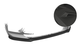 Skoda Kodiaq Sportline, L&K, RS 2021- Накладка на передний бампер Carbon Look матовая