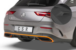 Mercedes Benz CLA X118 AMG-Line 19- Накладка на задний бампер/диффузор матовая