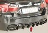 BMW F10/F11 10-17 550 Диффузор глянцевый для заднего M-Sport-package бампера