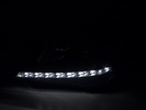 Opel Astra H 04-09 Фары с LED габаритами черные