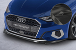 Audi A3 8Y 20- Накладка переднего бампера Carbon look