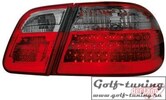 Mercedes W210 Седан 95-02 Фонари светодиодные, красно-тонированные