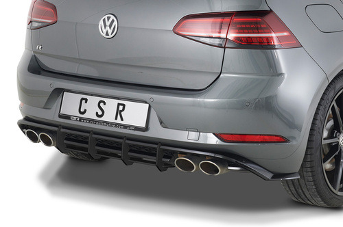 VW Golf 7 R 17-19 Накладка на задний бампер c CSR-logo