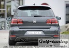 VW Golf 6 GTD/Cabrio Диффузор для заднего бампера черный