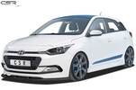 Hyundai I20 14- Накладка на передний бампер Carbon look
