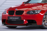 BMW M3 E90/E92/E93 07-13 Накладка переднего бампера Carbon look матовая