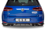 VW Golf 7 R / R-Line 13-17 Накладка на задний бампер Carbon look