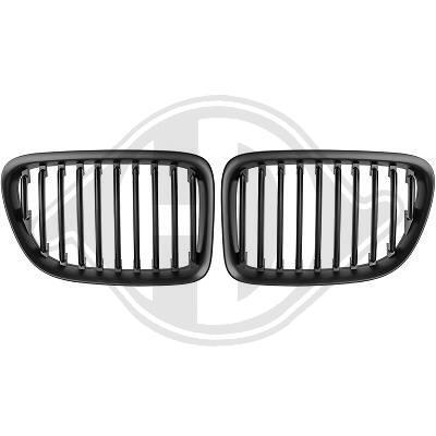 BMW X1 09-15 Решетки радиатора (ноздри) матовые