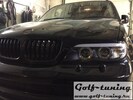 BMW X5 03-06 Фары Angel Eyes под ксенон черные