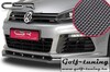 VW Golf 6 R 09-12 Накладка на передний бампер Carbon Look