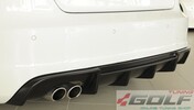 Audi A3 8V 12-16 Накладка на задний бампер/диффузор