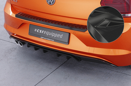 VW Polo 6 GTI 17-20 Накладка на задний бампер Carbon look