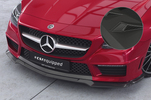 Mercedes Benz SLK R172 AMG-Line 11-15 Накладка на передний бампер Carbon look матовая 