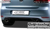 VW Golf 6 Накладка на задний бампер GTI-Look