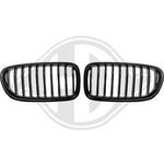 BMW F10/F11 10-13 Решетки радиатора (ноздри) черные, глянцевые
