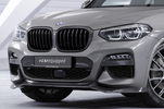 BMW X3/X4 M-Paket 17-21 Накладка на передний бампер Carbon look матовая