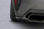 BMW Z4 18- Боковые накладка на задний бампер Carbon look матовые