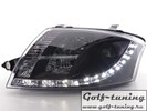 Audi TT 99-05 Фары Devil eyes, Dayline черные