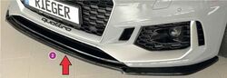 Audi RS5 (B9/F5) 17-20 Coupe/sportback Сплиттер для переднего бампера