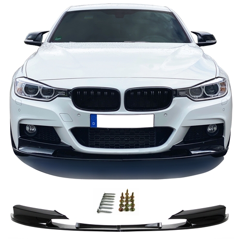BMW F30/F31 2011-2019 Накладка для переднего бампера глянцевая