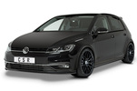 VW Golf 7 17-20 Накладка на передний бампер Carbon look м