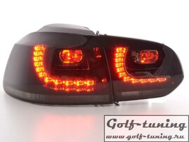 VW Golf 6 Фонари светодиодные, тонированные R-Look
