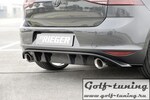 VW Golf 7 GTI 12-17 Диффузор для заднего бампера глянцевый