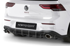 VW Golf 8 GTI Clubsport 20- Диффузор заднего бампера Racing с логотипом CSR