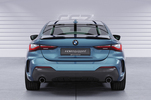BMW 4er (G22/G23) M-Paket 20- Накладка на задний бампер Carbon look матовая