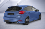 Ford Focus 3 ST-Line 15-18 Накладка на задний бампер Carbon look матовая