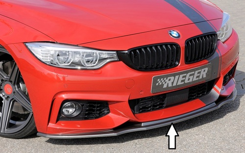 BMW F32/F33/F36 12-15/15- Накладка на передний бампер carbon look