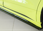 Skoda Enyaq iV +RS (NY) 20- Сплиттеры боковые глянцевые под Sportline и RS накладки на пороги