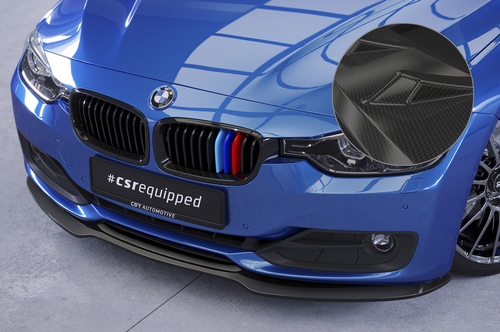 BMW 3er (F30/F31) 11-15 Накладка на передний бампер Carbon look