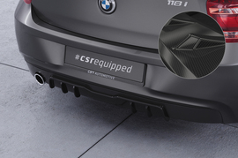 BMW 1er F20/F21 11-15 Накладка на задний бампер Carbon look