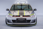 VW Golf 7 GTI / GTD / GTE 13-17 Накладка на передний бампер Carbon look