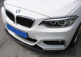 BMW F22/F23 Купе/кабрио 14- Накладка на передний бампер/сплиттер карбоновая
