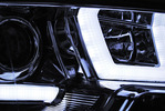 VW T5 09-15 Фары U-TYPE хром