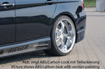 BMW E90/E91 04-11 Накладки на пороги Carbon Look